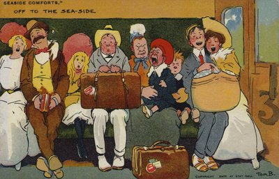 Off to the Seaside by Tom Browne